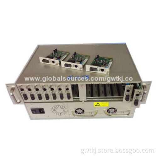Managed 16 Slots Chassis for Modular Media Converter